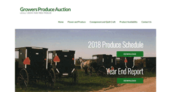 Desktop Screenshot of growersproduceauction.com