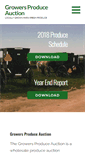 Mobile Screenshot of growersproduceauction.com